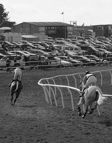 larkhill racecourse black and white